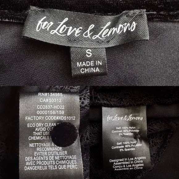 For Love and Lemons Carolyn Maxi Dress in Black Small - Picture 12 of 15